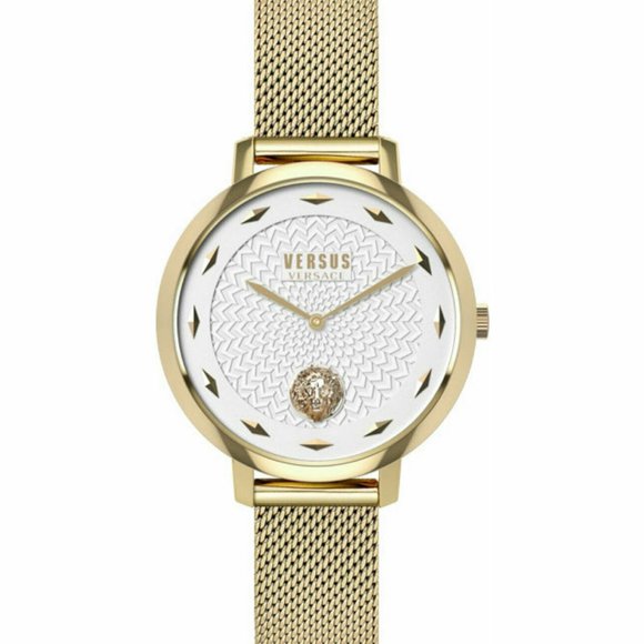 Versace Ladies Gold 36mm Elegance Watch